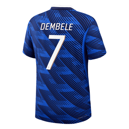 DEMBELE #7 France Mens Home Soccer Jersey World Cup 2026 Blue - Player Version