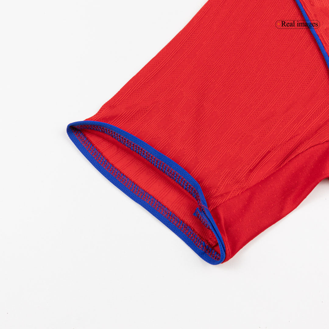 PSG Mens Third Away Soccer Jersey 2025/26 Red - Player Version