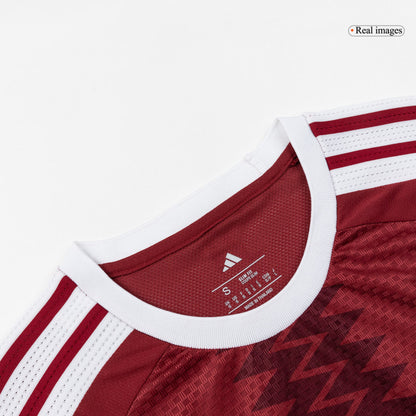 Qatar Mens Home Soccer Jersey World Cup 2026 Red - Player Version