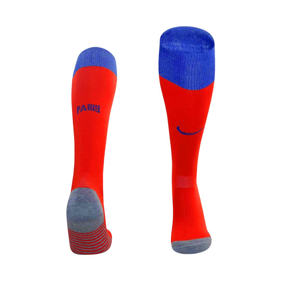 PSG Kids Third Away Soccer Socks 2025/26 Red [PREMIUM]