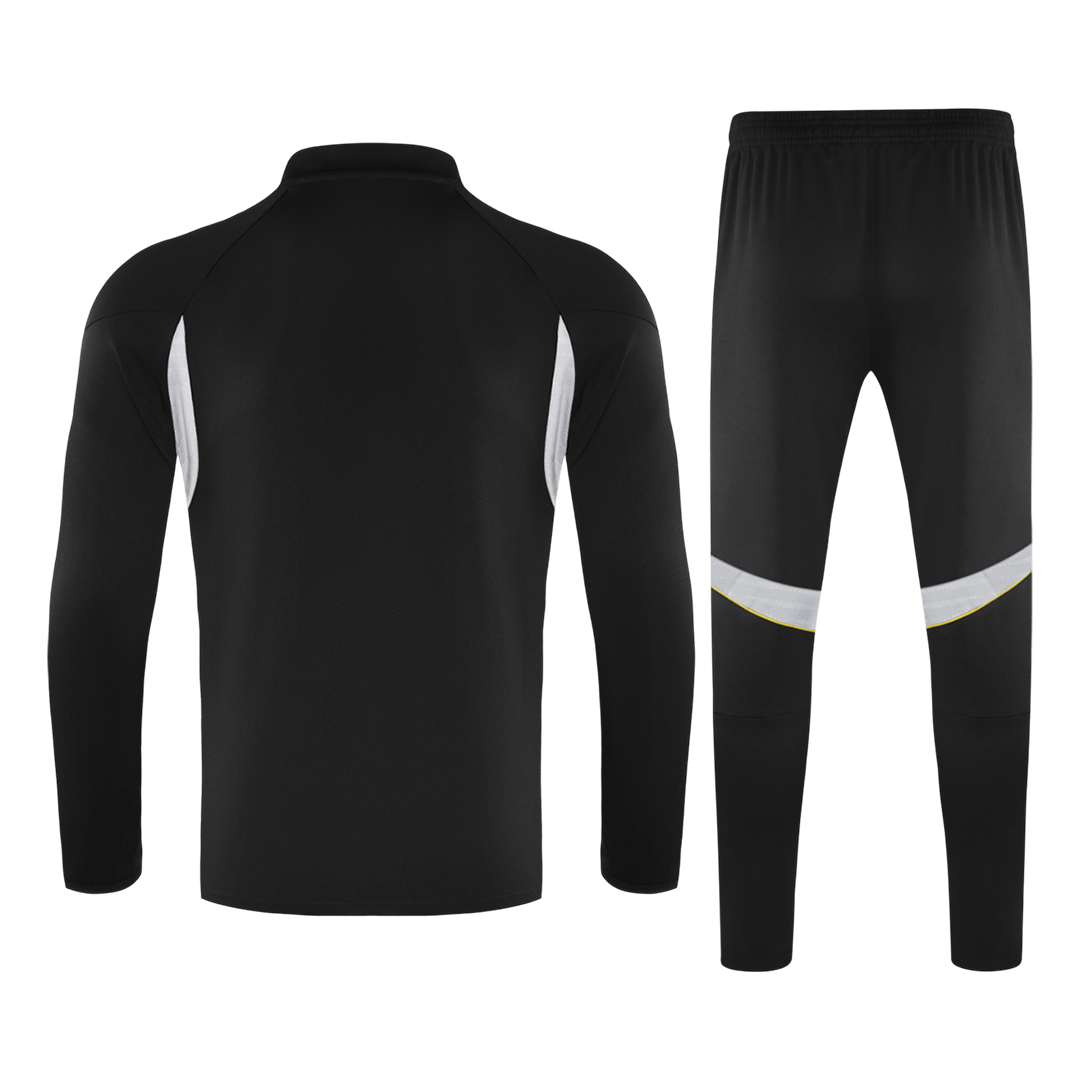 Real Madrid Mens Training Tracksuit Kit 2025/26 Black