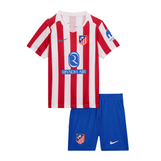 Atletico Madrid Kids Home Soccer Kit 2025/26 Red&White