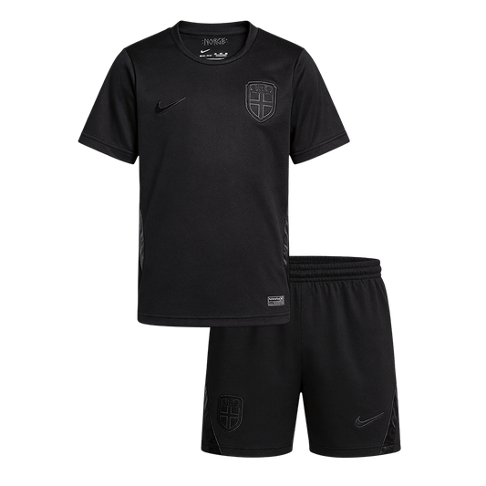 Norway Kids Away Soccer Kit World Cup 2026 Black