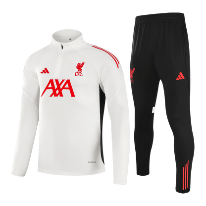Liverpool Kids Training Tracksuit Kit 2025/26 White