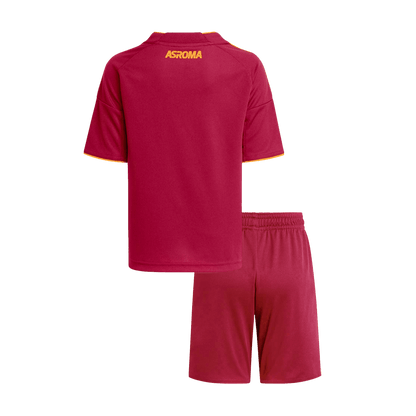 Roma Kids Home Soccer Kit 2025/26 Red