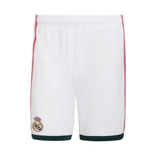 Real Madrid Mens Home Soccer Shorts 2026/27 White