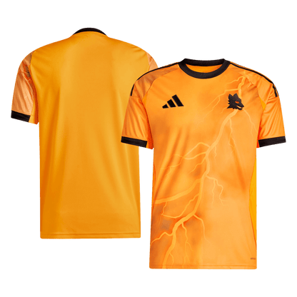 Roma Mens Away Soccer Jersey 2025/26 Orange