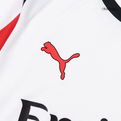 AC Milan Mens Away Long Sleeve Soccer Jersey 2025/26 White