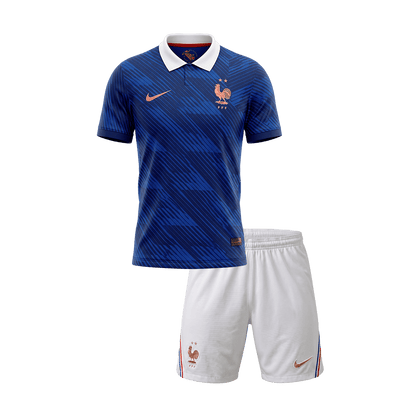 France Kids Home Soccer Kit World Cup 2026 Blue