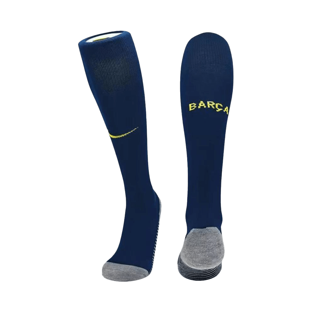 Barcelona Mens Home Soccer Socks 2025/26 Navy [PREMIUM]