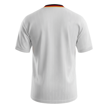 Retro Germany Mens Home Soccer Jersey 1994 White