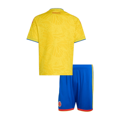 Colombia Kids Home Soccer Kit World Cup 2026 Yellow