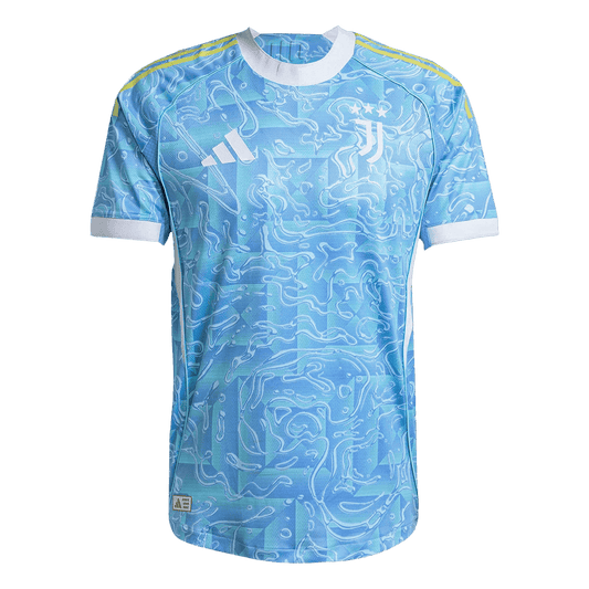 Juventus Mens Away Soccer Jersey 2025/26 Blue - Player Version