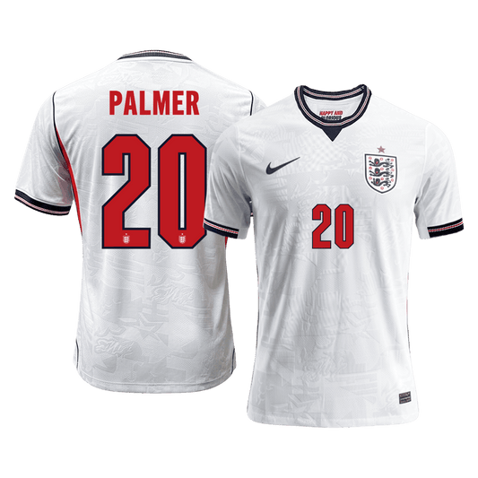 PALMER #20 England Mens Home Soccer Jersey World Cup 2026 White - Player Version