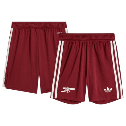 Arsenal Mens Third Away Soccer Shorts 2025/26 Red