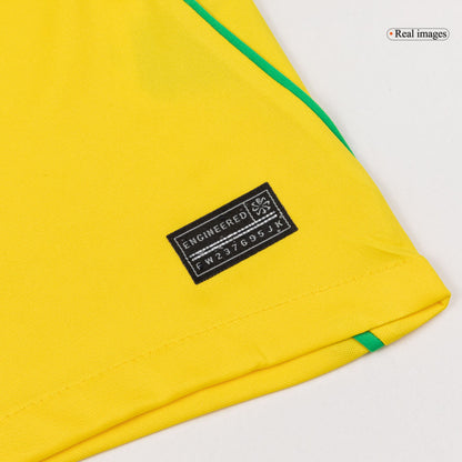 RAPHINHA #11 Brazil Mens Home Soccer Jersey World Cup 2026 Yellow