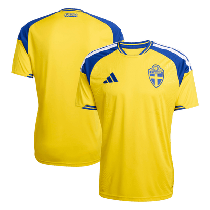 Sweden Mens Home Soccer Jersey World Cup 2026 Yellow