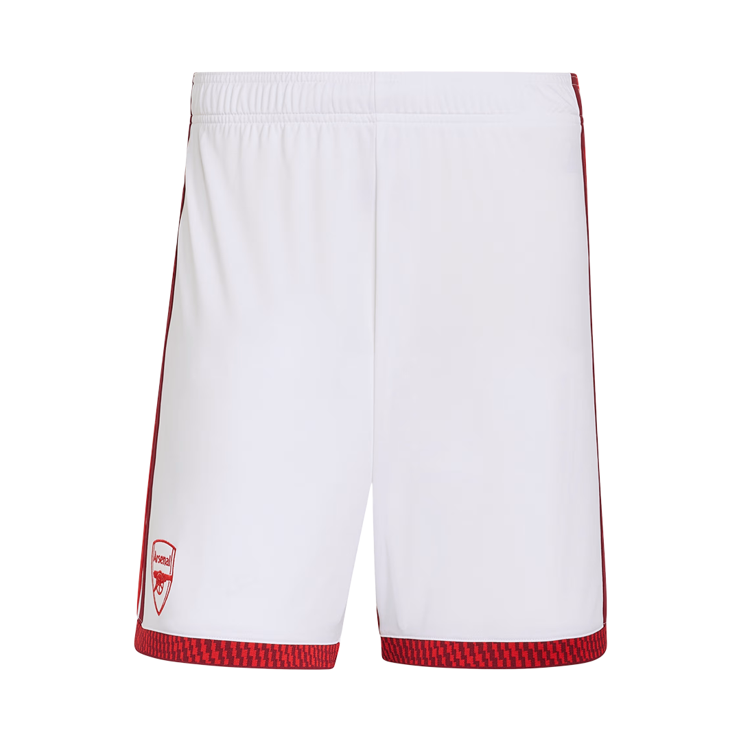 Arsenal Mens Home Soccer Shorts 2026/27 White