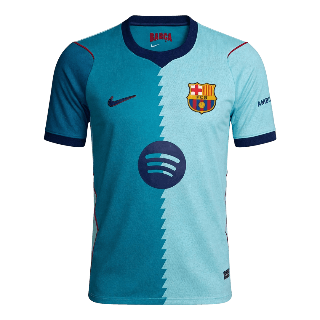 Barcelona Mens Third Away Soccer Jersey 2026/27 Blue