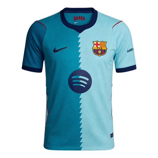 Barcelona Mens Third Away Soccer Jersey 2026/27 Blue