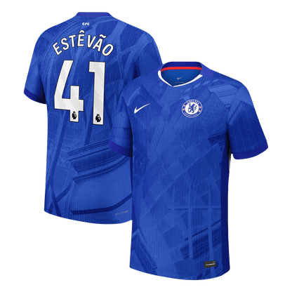 ESTÊVÃO #41 Chelsea Mens Home Soccer Jersey 2025/26 Blue - Player Version