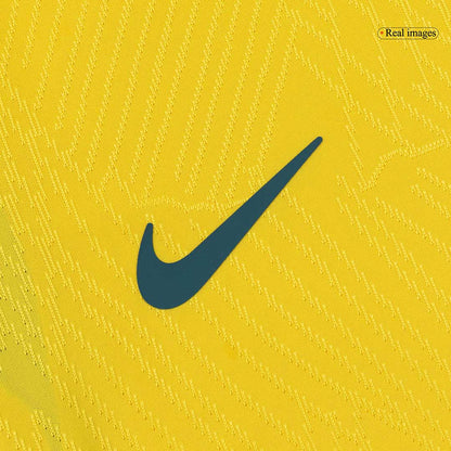 Brazil Mens Home Soccer Jersey World Cup 2026 Yellow - Player Version