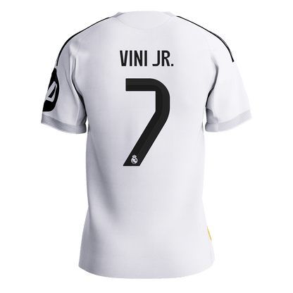 VINI JR. #7 Real Madrid Mens Home Soccer Jersey 2025/26 White - Player Version [PREMIUM]
