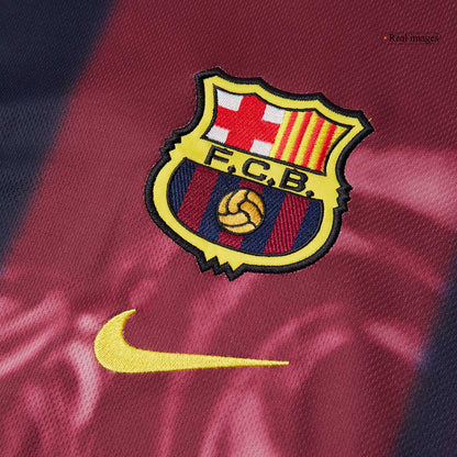 Retro Barcelona Mens Home Soccer Jersey 2000/01 Red&Blue