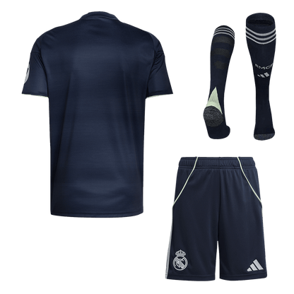 Real Madrid Mens Away Soccer Full Set 2025/26 Navy [PREMIUM]