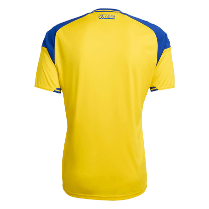 Sweden Mens Home Soccer Jersey World Cup 2026 Yellow