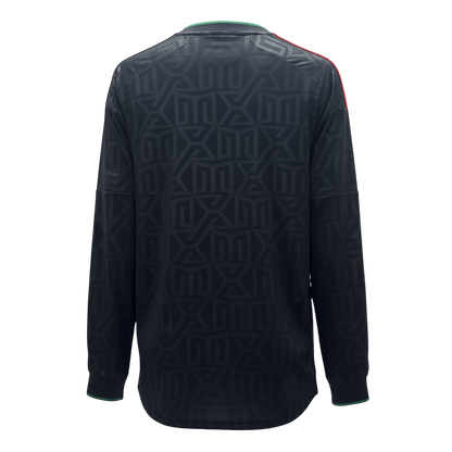 Mexico Mens Long Sleeve Soccer Jersey World Cup 2026 Black