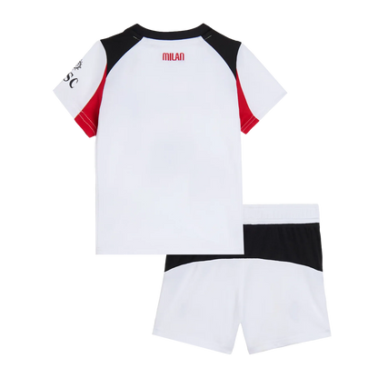 AC Milan Kids Away Soccer Kit 2025/26 White