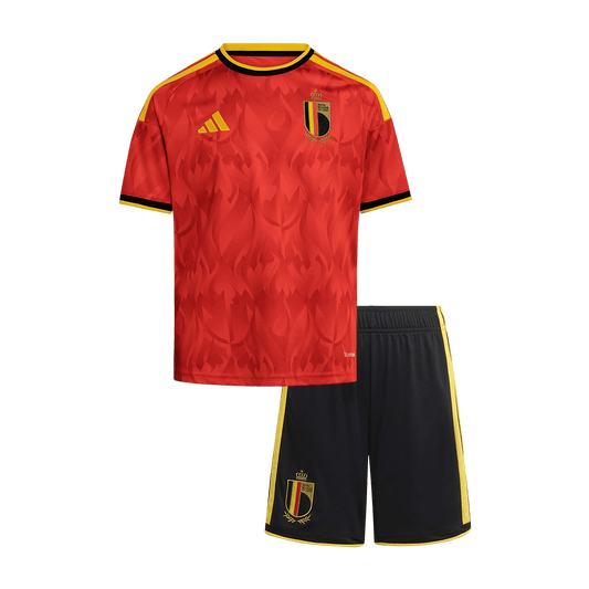 Belgium Kids Home Soccer Kit World Cup 2026 Red