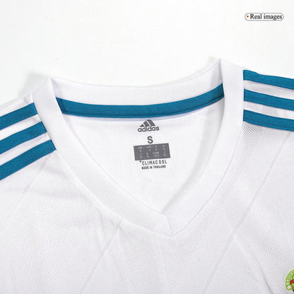 Retro SERGIO RAMOS #4 Real Madrid Mens Home Soccer Jersey 2017/18 White