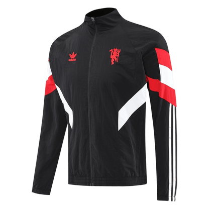 Manchester United Mens Windbreaker Jacket 2025/26 Black