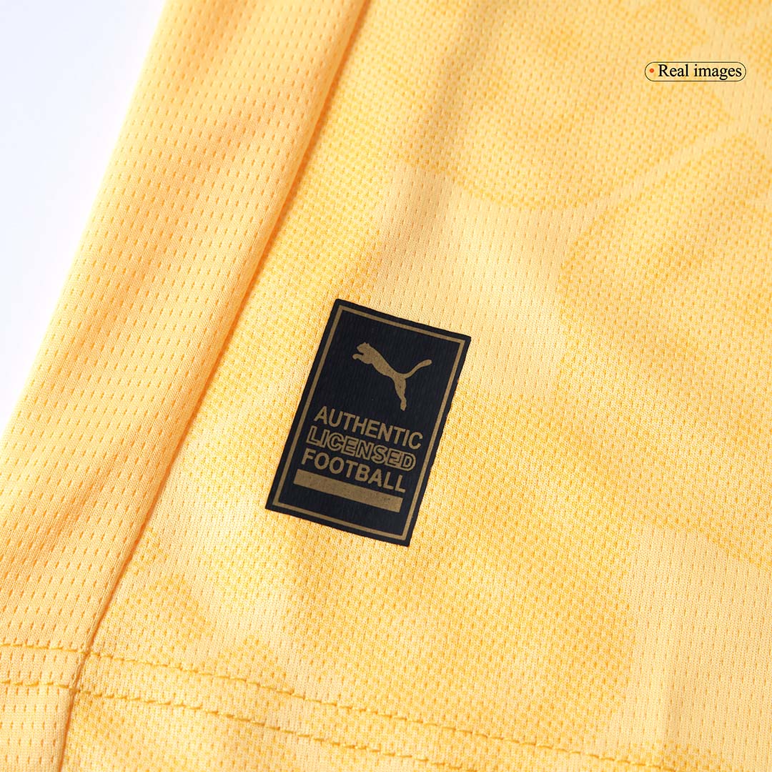 AC Milan Mens Third Away Soccer Kit 2025/26 Yellow