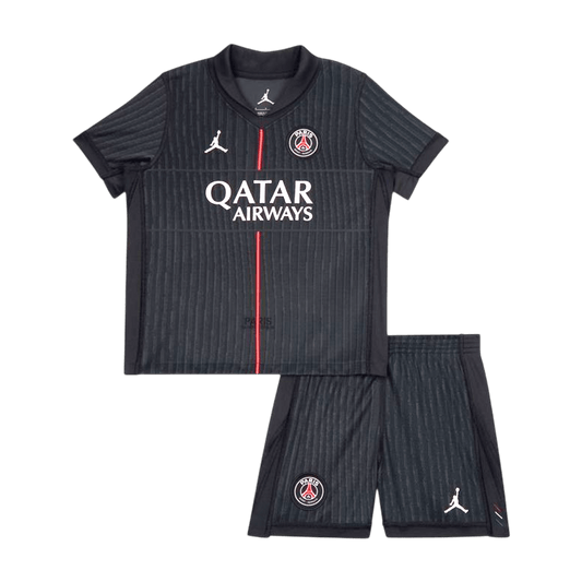 PSG Kids Fourth Away Soccer Kit 2025/26 Black