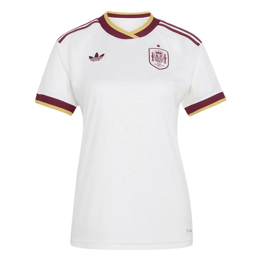 Spain Womens Away Soccer Jersey World Cup 2026 White