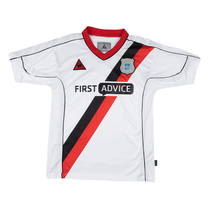 Retro Manchester City Mens Away Soccer Jersey 2002/03 White