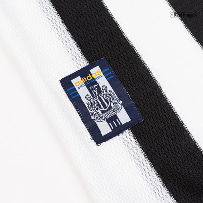 Retro Newcastle United Mens Home Soccer Jersey 1999/00 Black&White