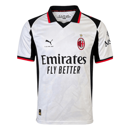 AC Milan Mens Soccer Jersey 2025/26 Silver