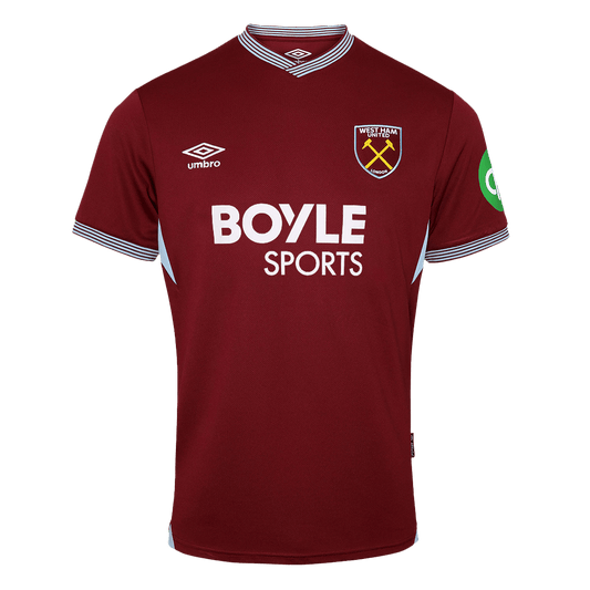 West Ham United Mens Home Soccer Jersey 2025/26 Red