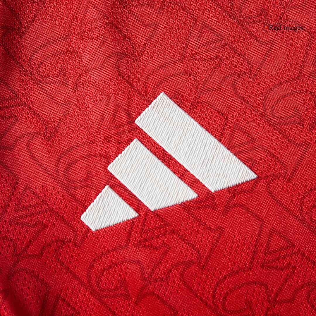RICE #41 Arsenal Mens Home Soccer Jersey 2025/26 Red - Player Version