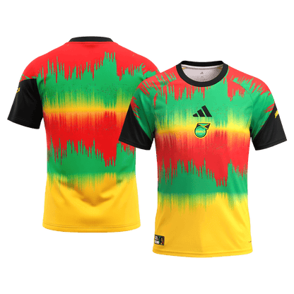Jamaica Mens Pre-Match Soccer Jersey World Cup 2026 Colorful