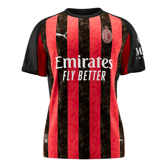 AC Milan Mens Home Soccer Jersey 2025/26 Red&Black [PREMIUM]