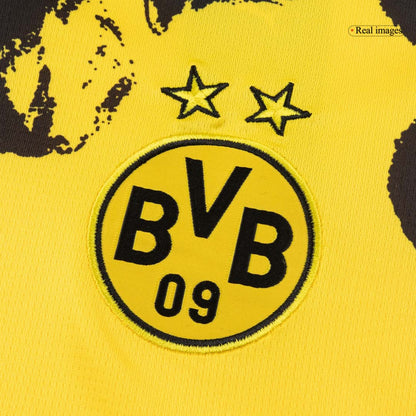 Borussia Dortmund Mens Home Soccer Jersey World Cup KidSuper 2025/26 Yellow