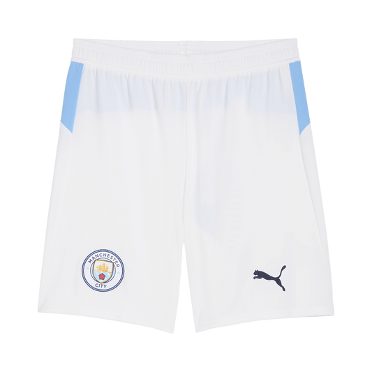 Manchester City Mens Home Soccer Shorts 2025/26 White