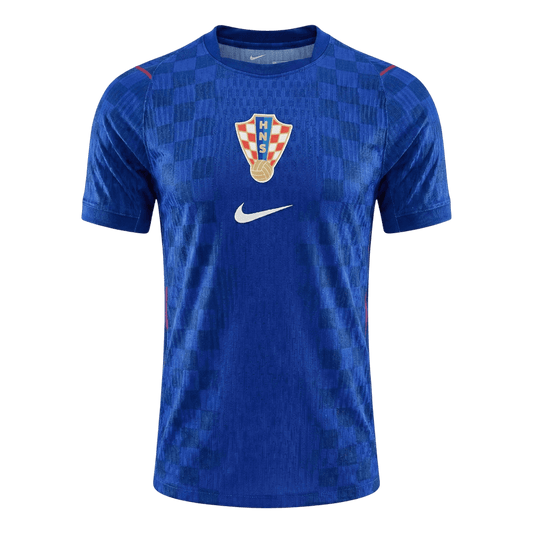 Croatia Mens Away Soccer Jersey World Cup 2026 Blue - Player Version