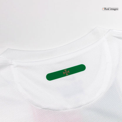 Retro Portugal Mens Away Soccer Jersey 2010 White