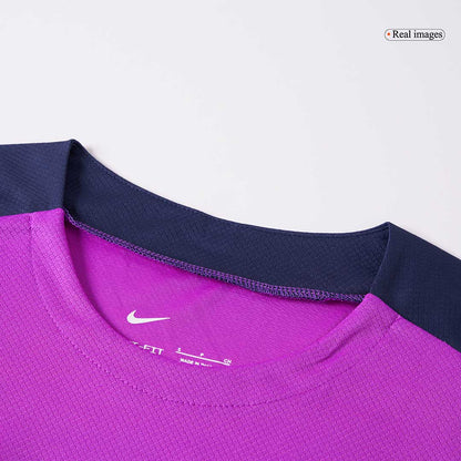 Barcelona Mens Pre-Match Soccer Jersey 2025/26 Purple